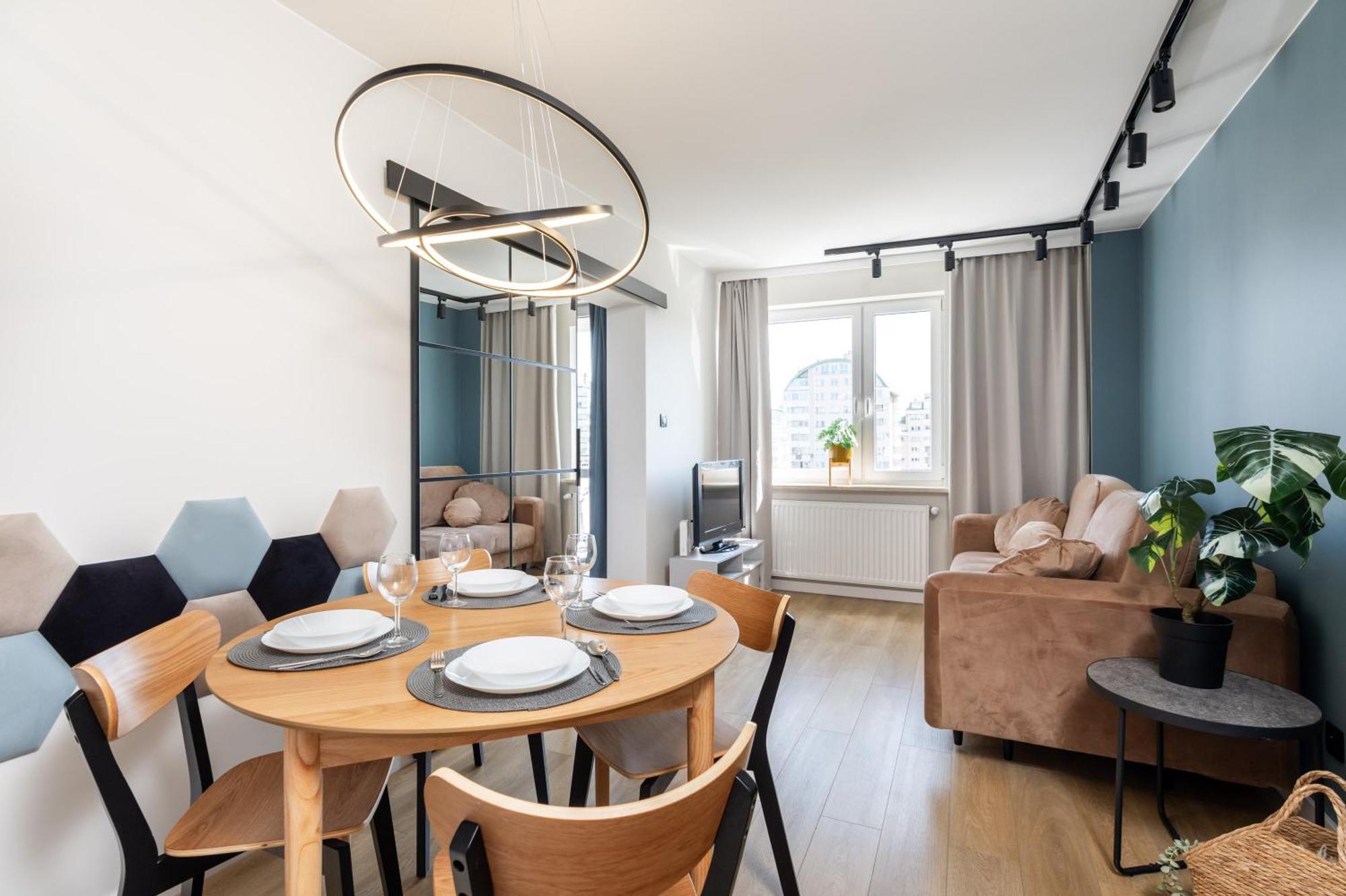 Blue Matcha Premium Apartment Okopowa Varşova Dış mekan fotoğraf